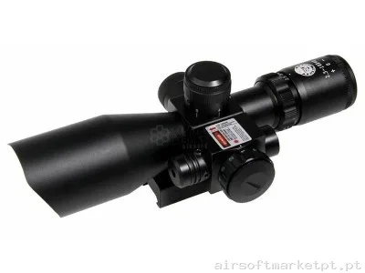 OG 2.5-10X40E ESCOPO E CÓDIGO DUELO LASER VERMELHO — Miras & Ópticas — Airsoft Market PT