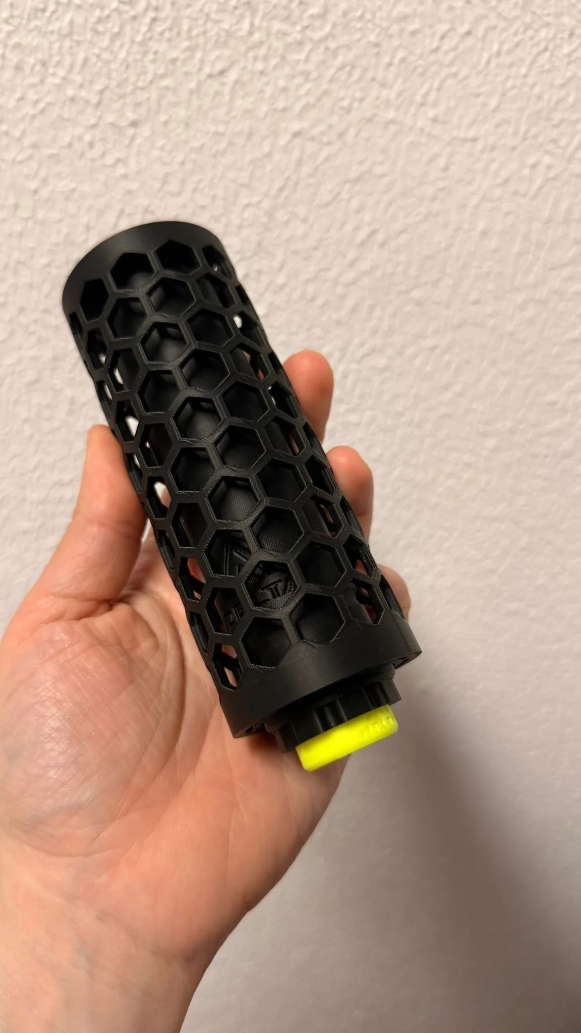 Kit completo Flash Hider legal + capa duas partes + coronha/stock em amarelo fluorescente - foto 3