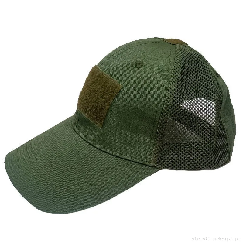 GORRA BEISBOL VELCRO MALLA OD — Proteção Ocular & Facial — Airsoft Market PT