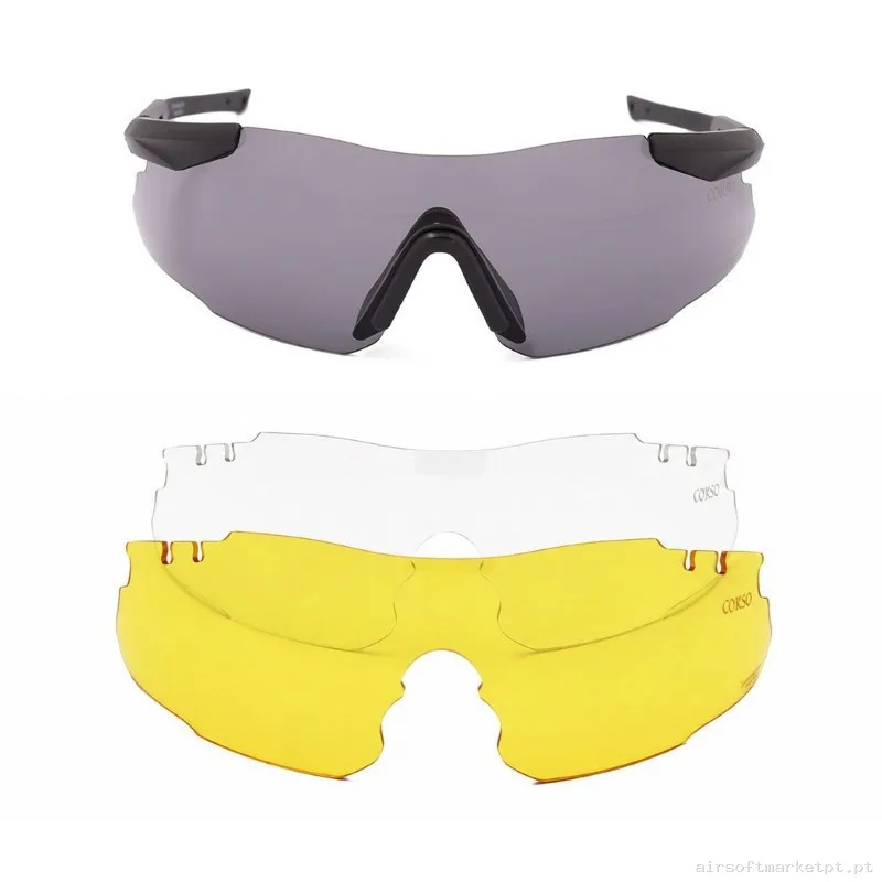 Gafa Corso Revenge Sinker 3 Lentes Negra — Proteção Ocular & Facial — Airsoft Market PT (foto 5)
