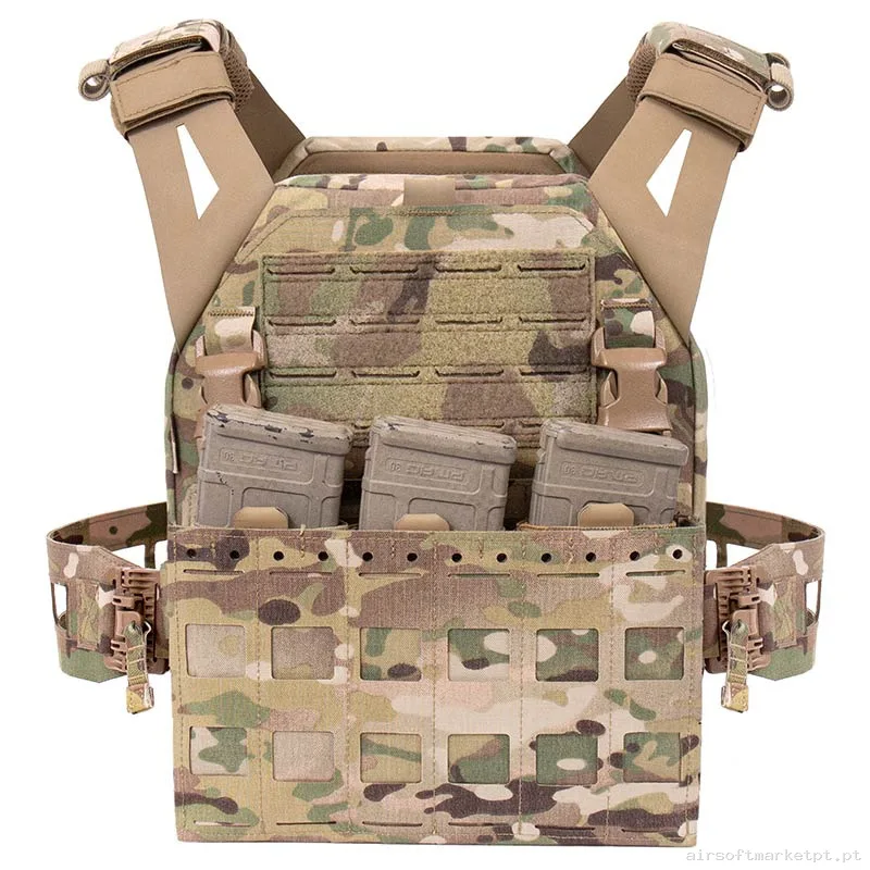 Colete LPC Porta Placas Warrior Assault Laser Cut Low Profile Carrier V3 Kp5 multicam — Coletes & Rigs — Airsoft Market PT