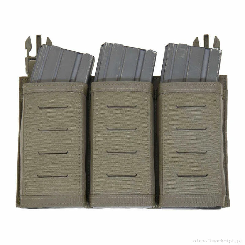Pouch Magazine Pouch Triplo M4 Warrior Assault Laser Cut Destacável para Rpc Ranger Green — Coletes & Rigs — Airsoft Market PT