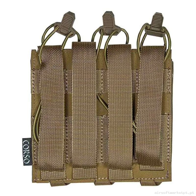Pouch Corso Cargador Mp5 Mp7 Triple Dagger Láser Coyote — Coletes & Rigs — Airsoft Market PT (foto 2)
