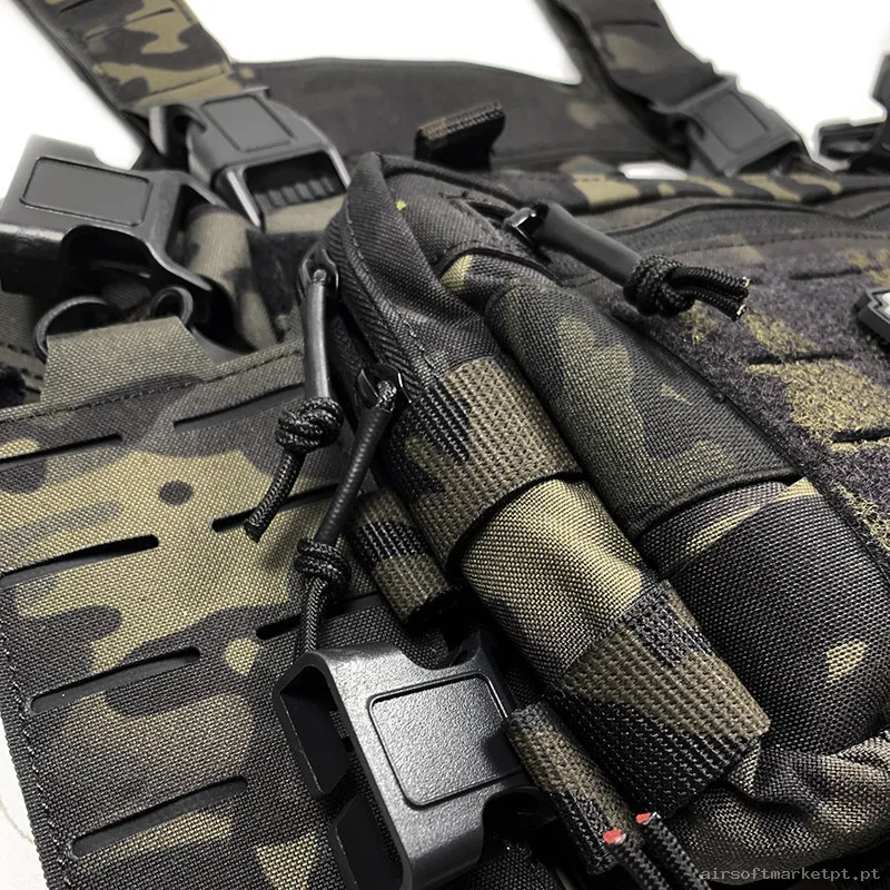 Chaleco Chest Rig Conquer Titan multicam black — Coletes & Rigs — Airsoft Market PT (foto 4)