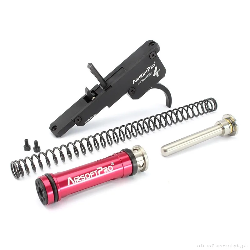 Conjunto de Upgrade Interno Well Mb44xx e Tokyo Marui Aws Airsoftpro Gen.4 M160 — Peças Internas (AEG) — Airsoft Market PT
