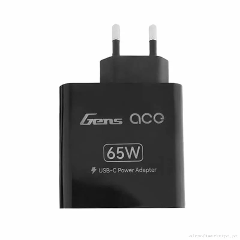 Carregador Usb Gens Ace 65w Power Supply Adapter Eu — Carregadores / Magazines — Airsoft Market PT