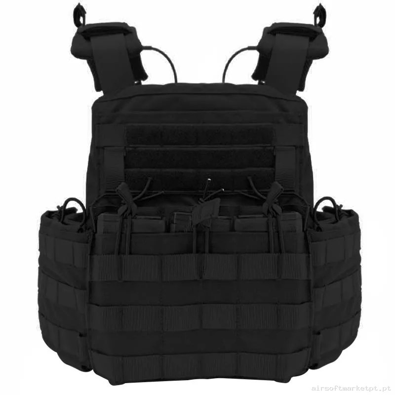 Colete Apc Conquer preto — Coletes & Rigs — Airsoft Market PT