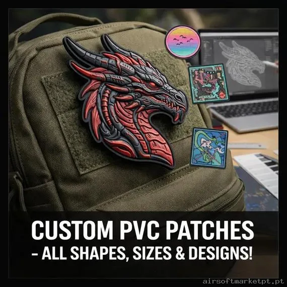 Custom Team Patches — Made for Your Squad — Vestuário (Fardas) — Airsoft Market PT