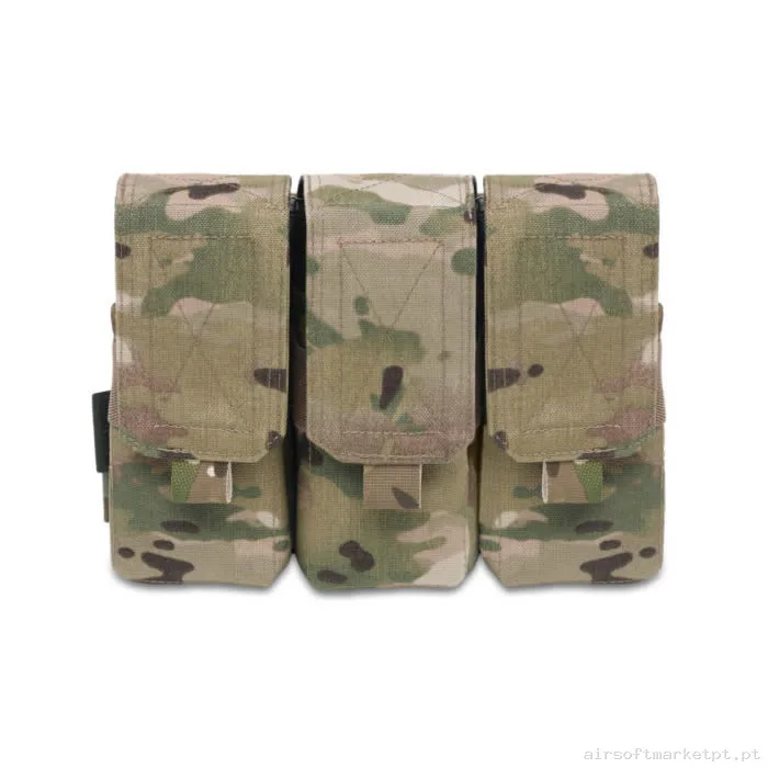 Pouch Magazine Pouch Triplo M4 Warrior Assault de Doble Capacidade 5.56 multicam — Coletes & Rigs — Airsoft Market PT
