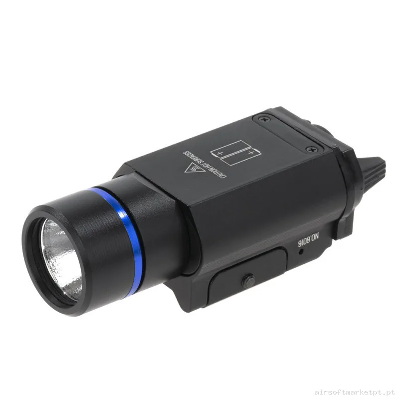 Linterna táctica Duel Code F1 500 lúmenes negra — Lanternas & Lasers — Airsoft Market PT