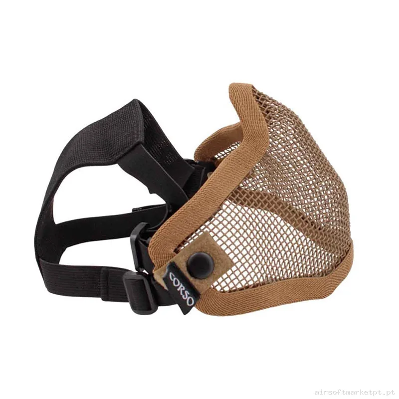 Máscara Airsoft Corso MK1 coyote — Proteção Ocular & Facial — Airsoft Market PT (foto 2)