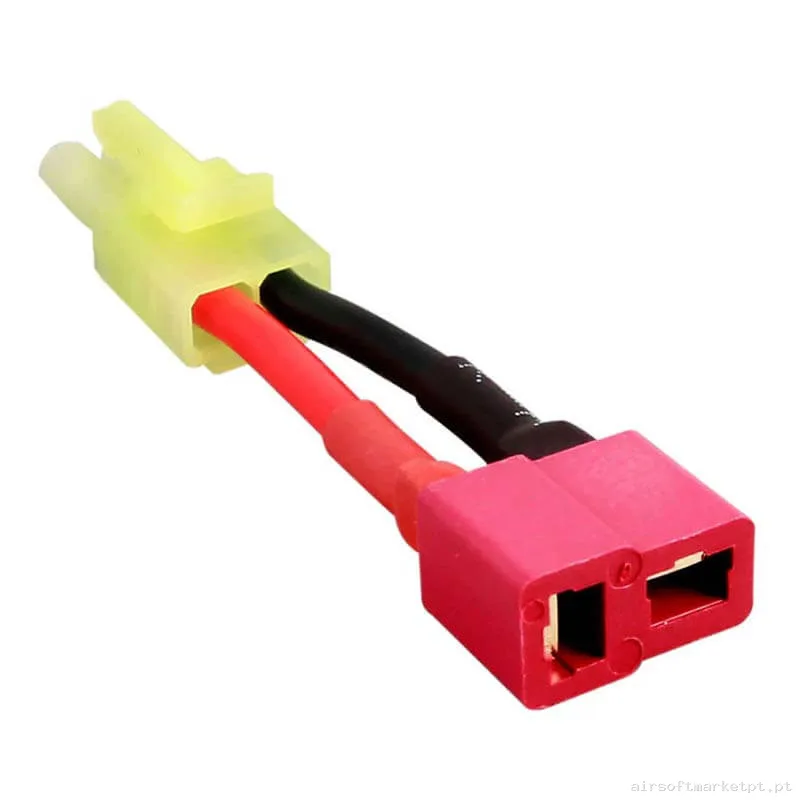 Interno Adaptador T-Plug Hembra a Mini Tamiya Macho Gens Ace — Peças Internas (AEG) — Airsoft Market PT