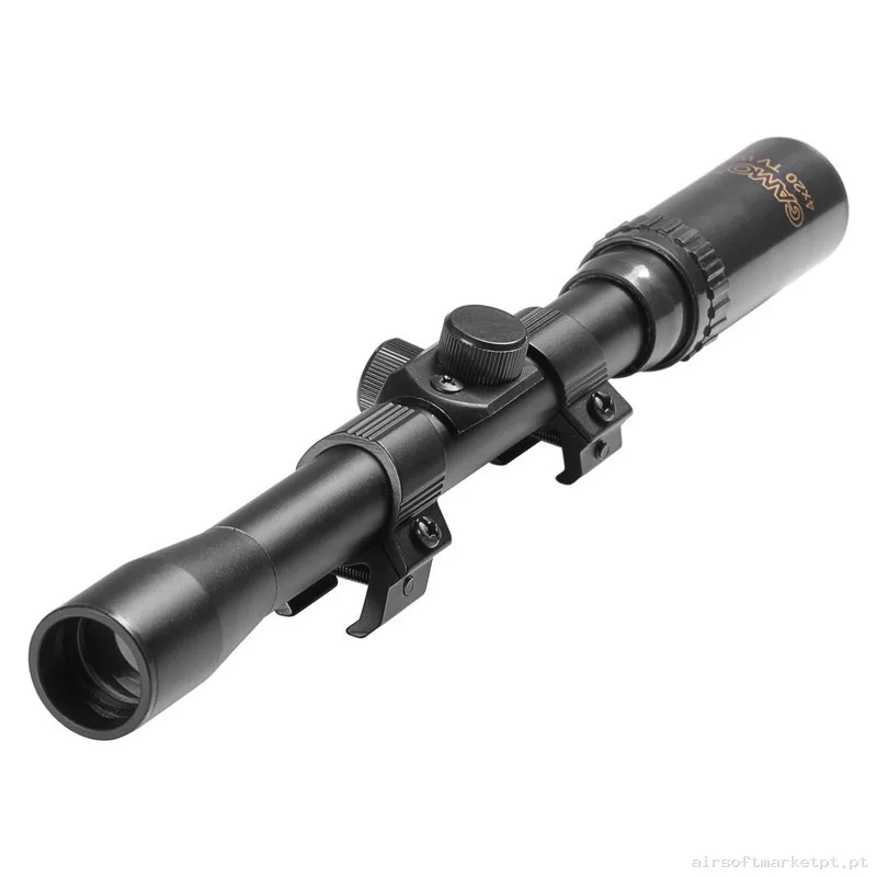 Mira telescópica 4x20 Gamo Ve4x20tvwa-N preto — Miras & Ópticas — Airsoft Market PT
