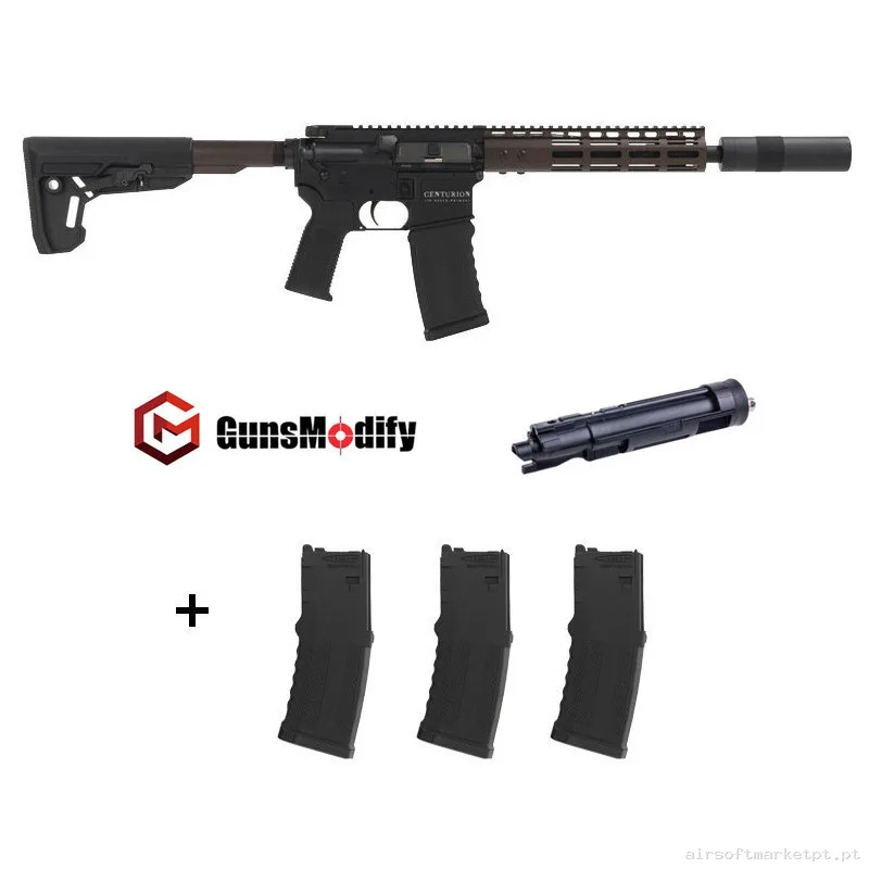 Réplica Secutor Centurion II MWS GBB dual tone + Pack 3 cargadores MWS - Mejorada N-Pas — Rifles de Assalto (AR/M4/AK) — Airsoft Market PT