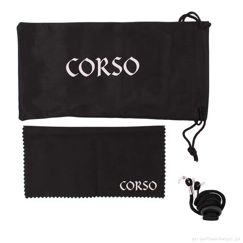 Gafa Corso Revenge Bow 3 con funda + 3 lentes intercambiables negro — Proteção Ocular & Facial — Airsoft Market PT (foto 4)