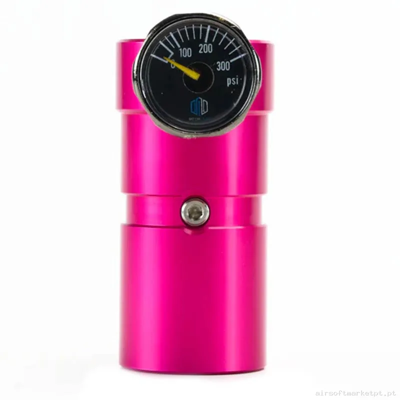 HPA Regulador Mechlabs Flo J 40-200 Psi Rosa — HPA & Linhas — Airsoft Market PT