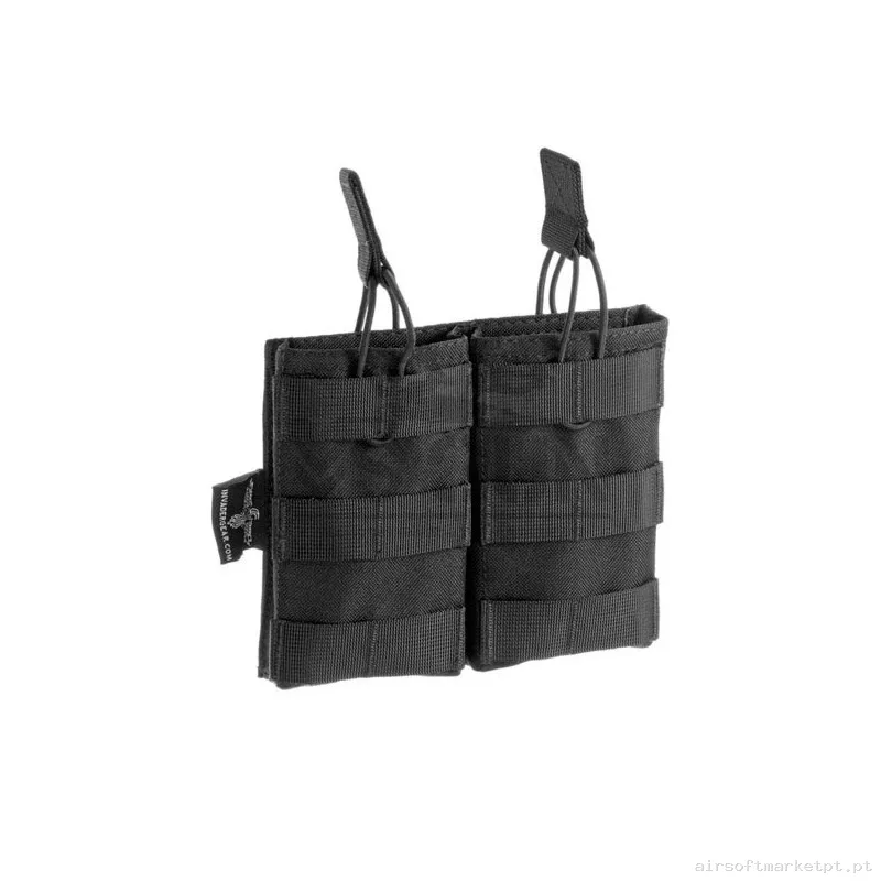 Pouch Doble Molle M4 Negro - Invader Gear — Coletes & Rigs — Airsoft Market PT