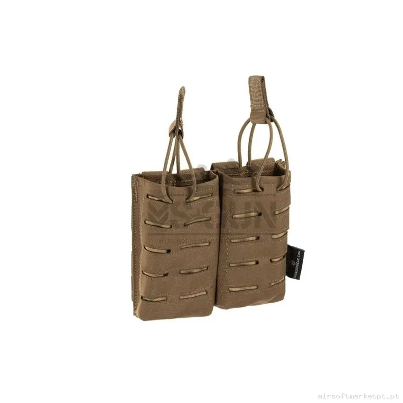 Pouch Doble Molle M4 Corte Láser GEN2 Tan - Invader Gear — Coletes & Rigs — Airsoft Market PT
