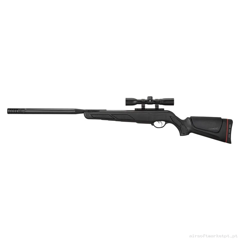 Airgun Gas Pistão 5.5mm Carabina Gamo Outback Dx Maxxim Igt 24j com Mira 4x32 preta — Rifles de Assalto (AR/M4/AK) — Airsoft Market PT