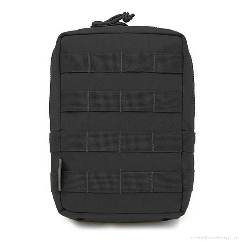 Pouch Multiusos Warrior Assault Large Utility C/MOLLE Delantero negro — Coletes & Rigs — Airsoft Market PT