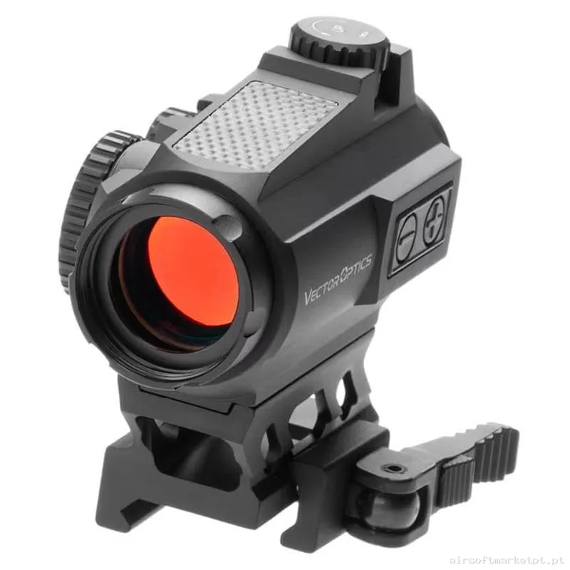Mira Ponto vermelho 1x22 Vector Optics Maverick-II Plus Sol negra — Miras & Ópticas — Airsoft Market PT
