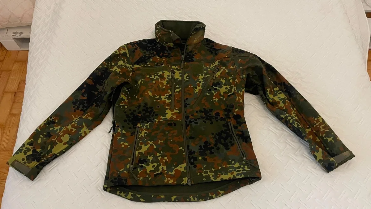 Softshel Flecktarn — Vestuário (Fardas) — Airsoft Market PT