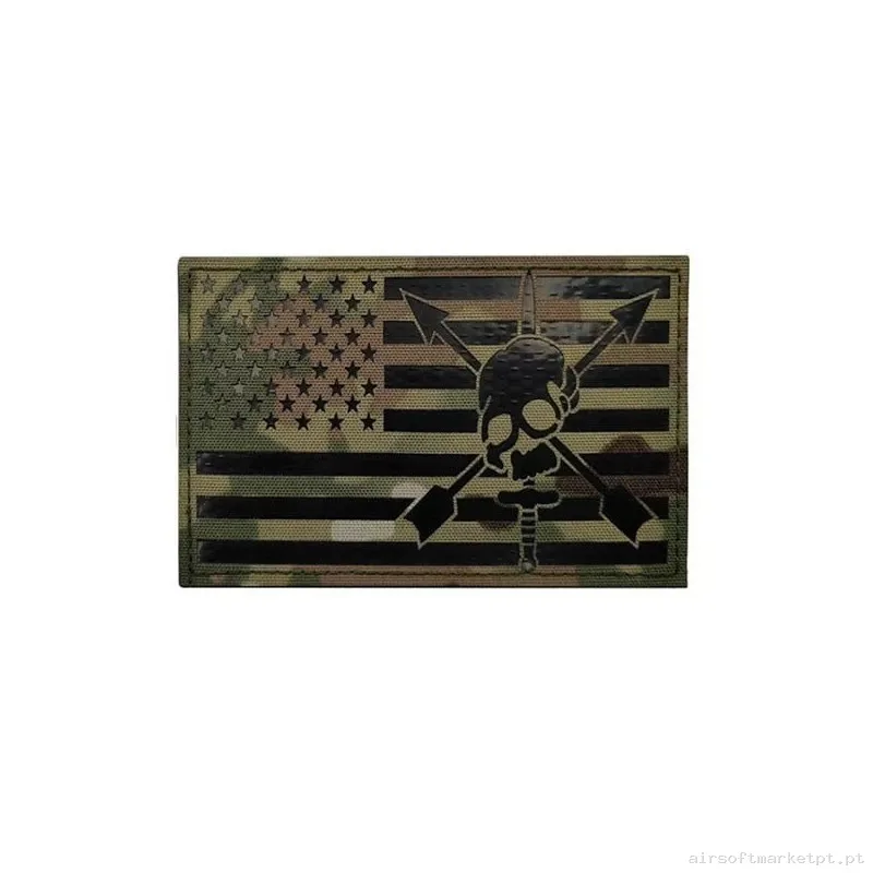 Parche Tela 3D Boinas Verdes F219 Multicam — Patches & Decoração — Airsoft Market PT