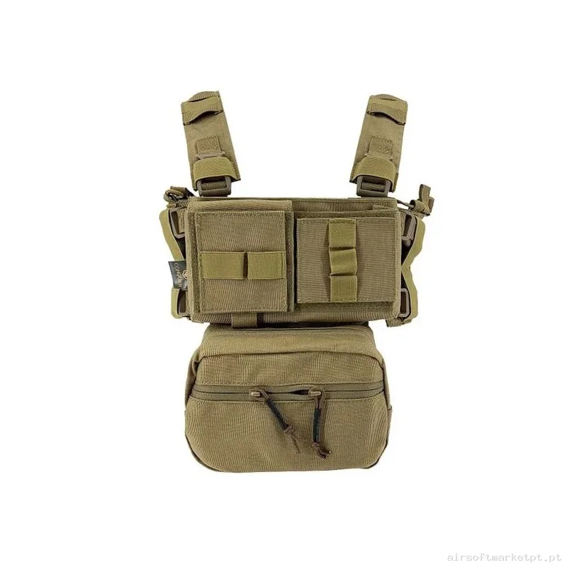 Chest Rig Conquer Tan — Coletes & Rigs — Airsoft Market PT