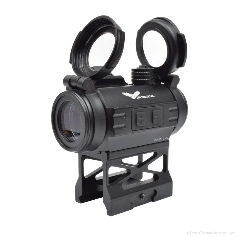 Red Dot T1 Con Elevador Js-tactical Negro — Miras & Ópticas — Airsoft Market PT (foto 2)