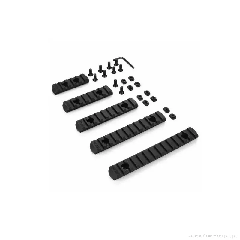 Set Railes ABS Compatible con M-lok - Raccoon — Peças Internas (AEG) — Airsoft Market PT (foto 2)