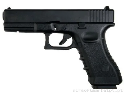 Glock 17 Metal Slide Saigo Gas Preto — Pistolas — Airsoft Market PT