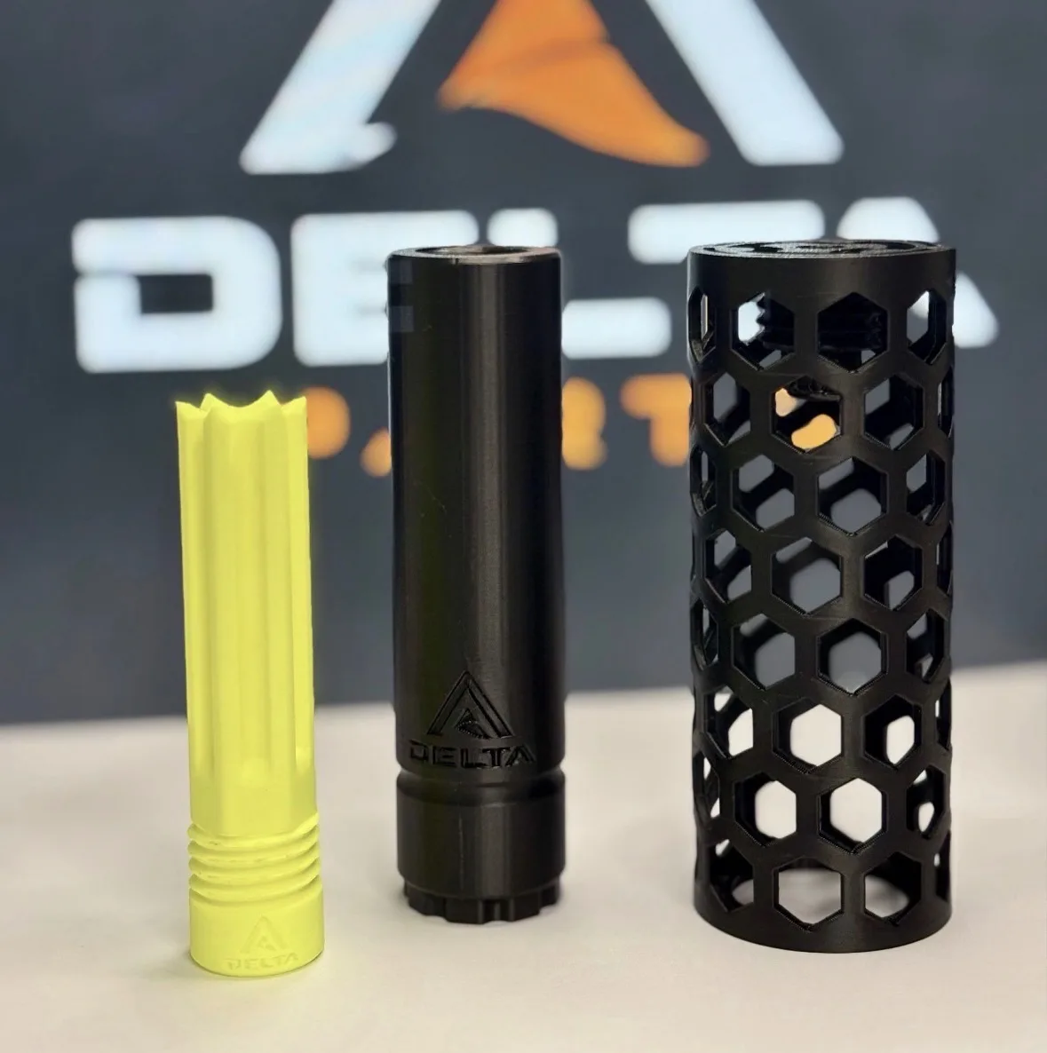 Kit com slienciador, flash hider e capa exterior 3 configurações de uso