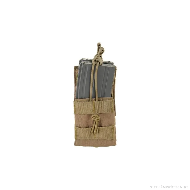 Pouch M4 Molle Modular Simple Doble - Tan 8 Fields — Coletes & Rigs — Airsoft Market PT