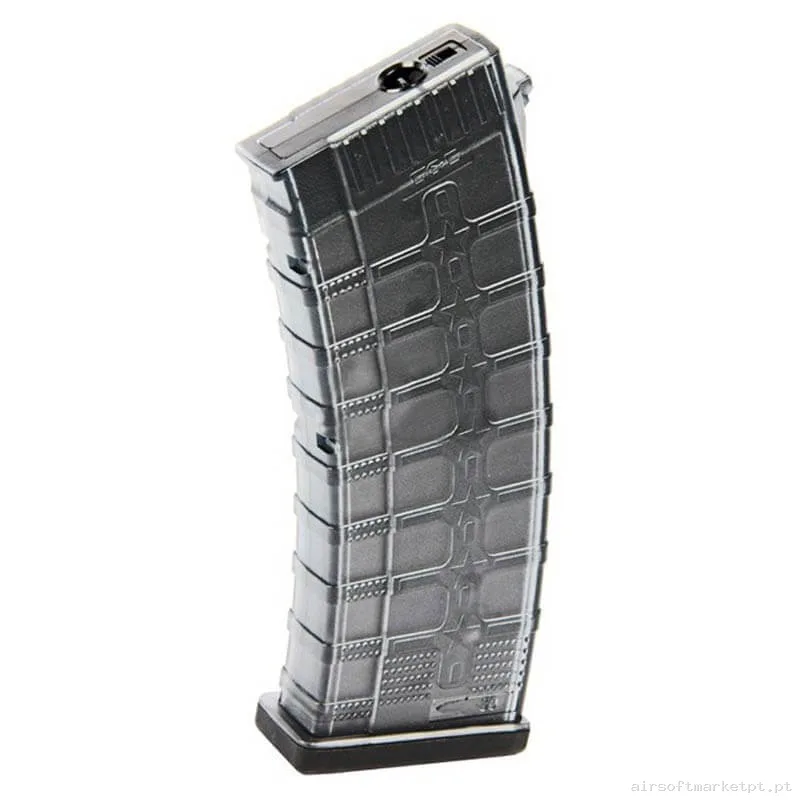 Magazine Réplica Midcap Ak G&G Rk74 T/E/CQB Polímero 115 Bbs preto — Carregadores / Magazines — Airsoft Market PT
