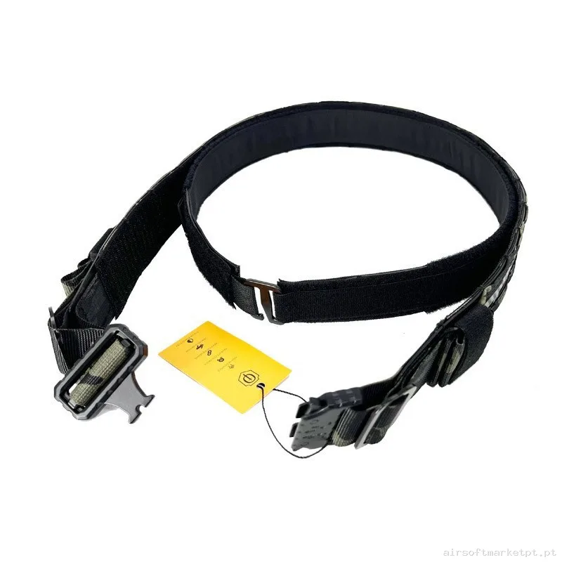 CINTURÓN FIRST LINE CONQUER FL BELT MULTICAM BLACK - L — Gear Táctico — Airsoft Market PT (foto 2)