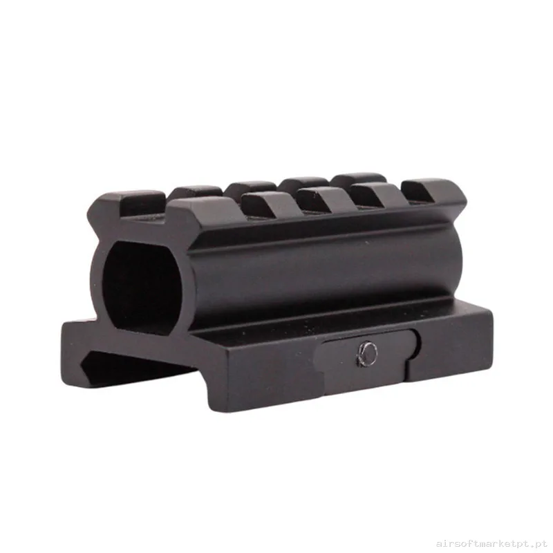 Elevaris Arsenic bajo 5 huecos metálico as4128 negro — Miras & Ópticas — Airsoft Market PT