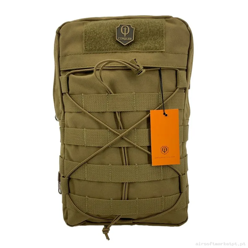Mochila Tática Conquer Mt Zip coyote Brown — Sacos & Mochilas — Airsoft Market PT