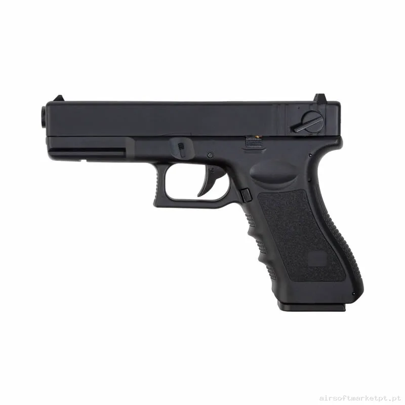 Réplica AEP Pistola G18 Cyma/Saigo Cm030 preta — Pistolas — Airsoft Market PT