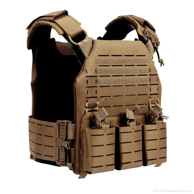 CHALECO SIXMM LLC COYOTE — Coletes & Rigs — Airsoft Market PT
