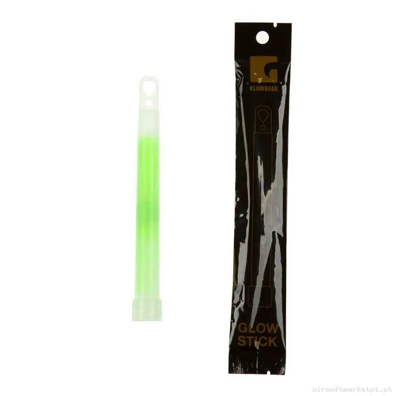 Luz Química 6" Clawgear verde — Lanternas & Lasers — Airsoft Market PT
