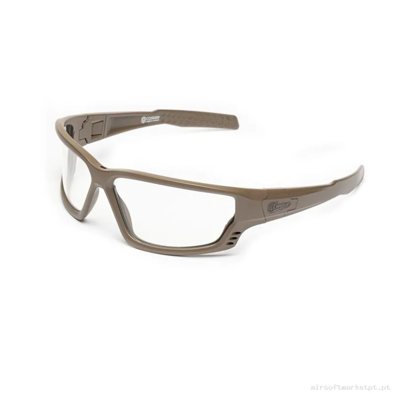 Gafas Zypher Conquer Tan + Goma Elástica — Proteção Ocular & Facial — Airsoft Market PT