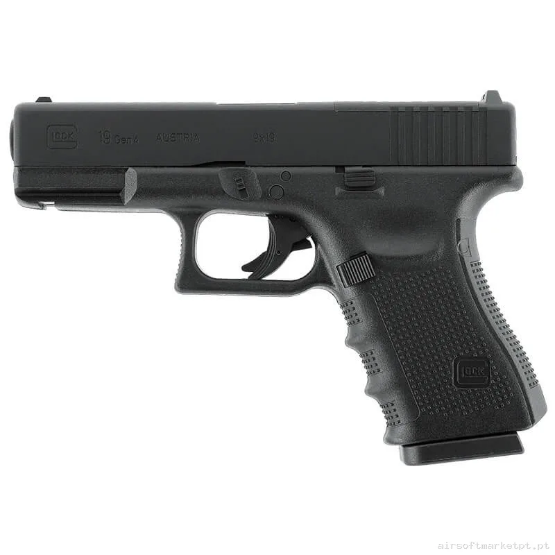 Airgun CO2 4.5mm Pistola Umarex Glock 19 Gen 4 Mos negra — Pistolas — Airsoft Market PT