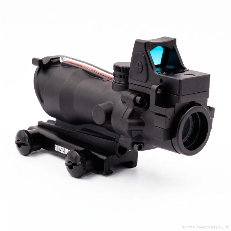 Acog 4x32 Fibra Óptica + Mini Red Dot Arsenic - As1570 — Miras & Ópticas — Airsoft Market PT (foto 4)