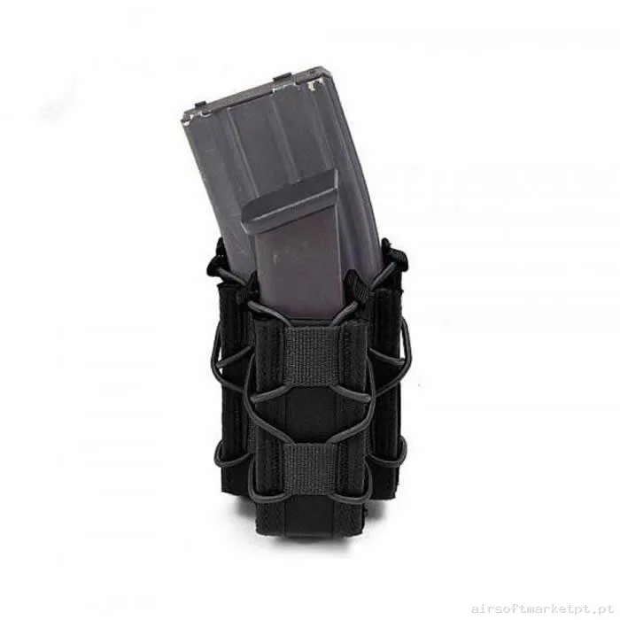 Pouch Magazine Pouch Universal+Pistola Warrior Assault Quick Mag preto — Coletes & Rigs — Airsoft Market PT