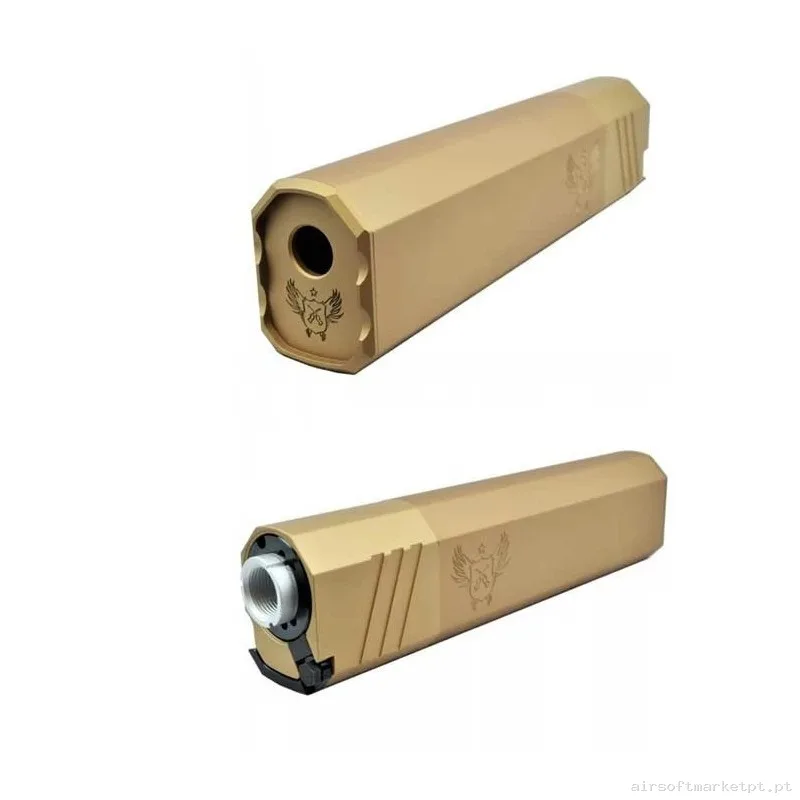 Silenciador Osprey 210 mm Tan — Supressores & Tracers — Airsoft Market PT