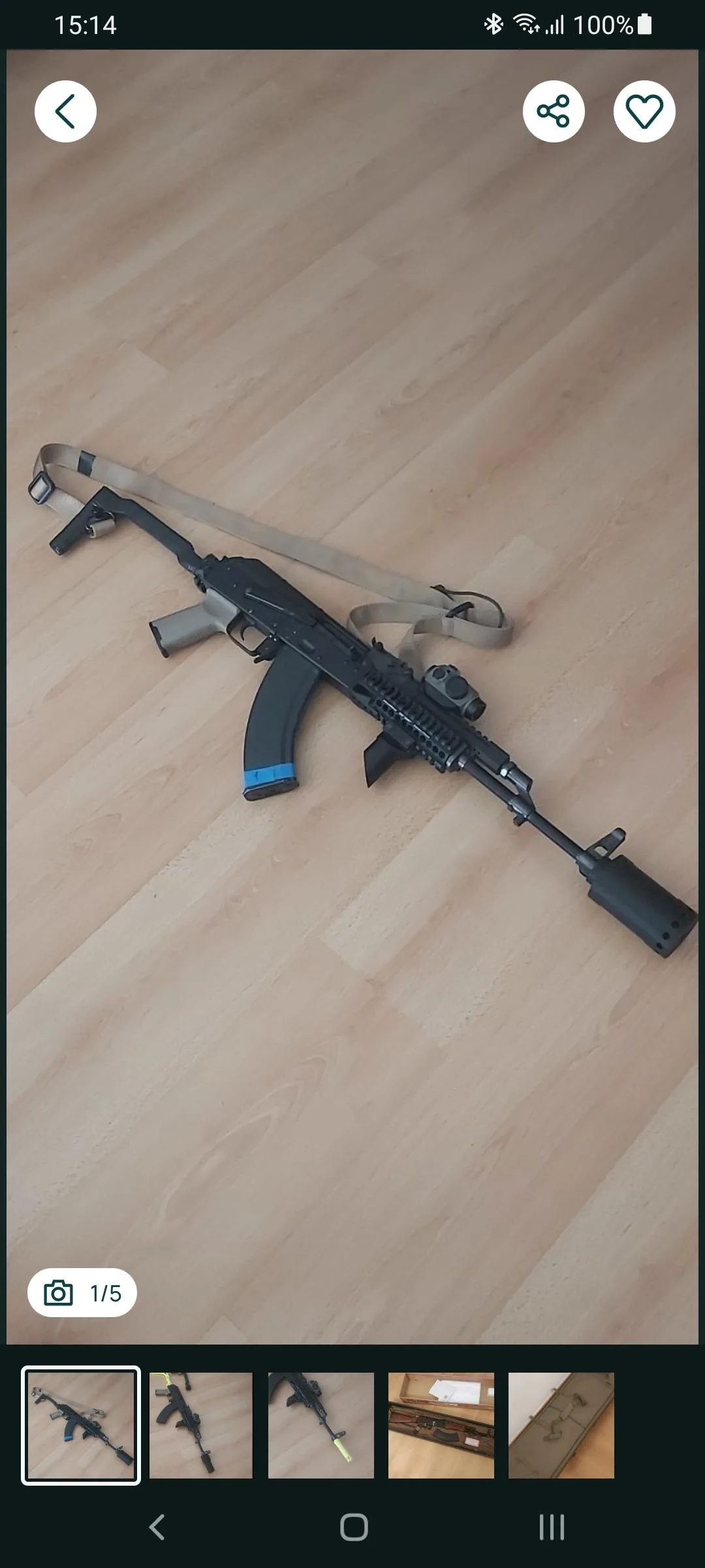 Tokyo Marui AKM Gbbr Zenitco