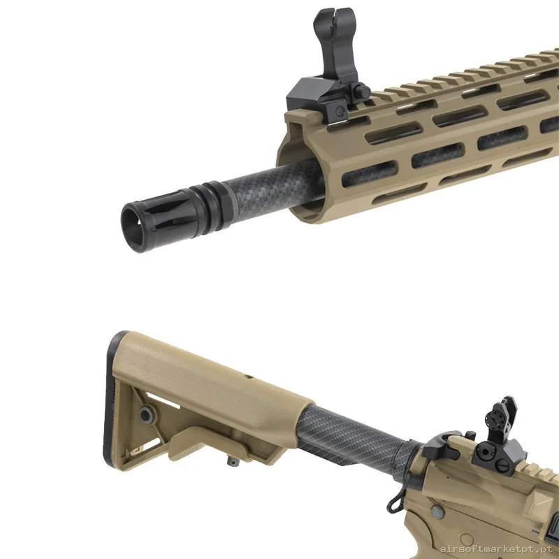 Réplica Shogun Gure Aeg Etu (VsCustom) Saigo Defense Tan — Rifles de Assalto (AR/M4/AK) — Airsoft Market PT (foto 2)