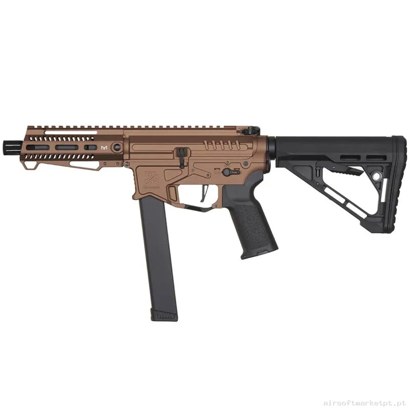 Réplica AEG M4 Zion Arms Pw9 Short Hand Guard ETU Bronze — Rifles de Assalto (AR/M4/AK) — Airsoft Market PT