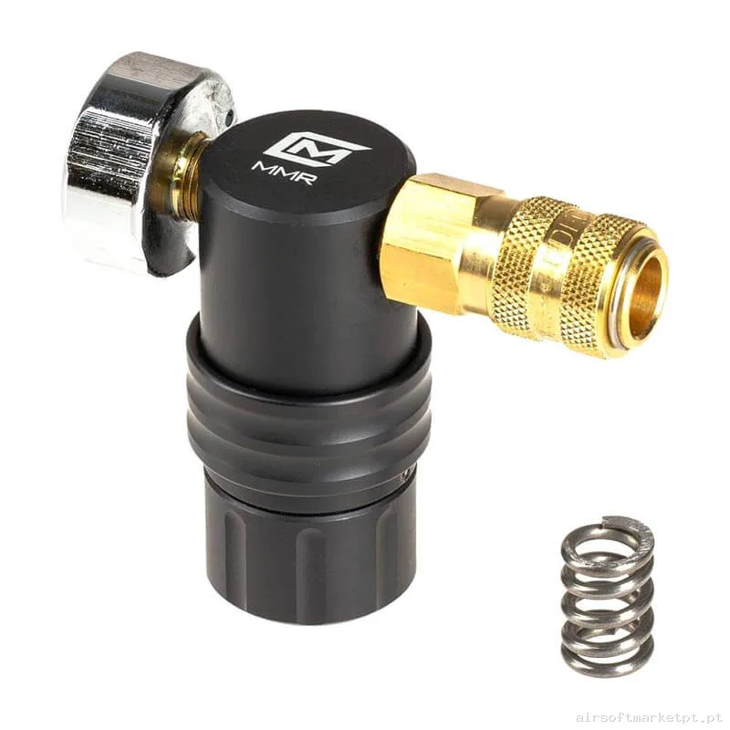 Regulador HPA Mancraft Mmr QD Eu 60-250 Psi preto — HPA & Linhas — Airsoft Market PT