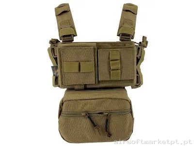 Mini Colete MPC Conquer Tan — Vestuário (Fardas) — Airsoft Market PT